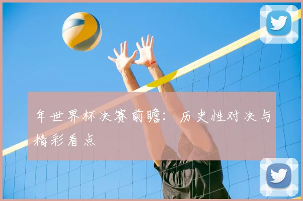 年世界杯决赛前瞻：历史性对决与精彩看点